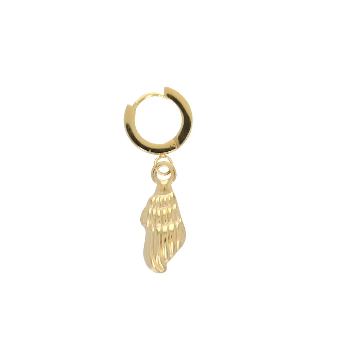 Boucles d'oreilles mini créoles coquillage