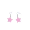 Boucles d'oreilles étoile rose
