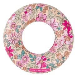 Bouée gonflable à fleurs 55cm