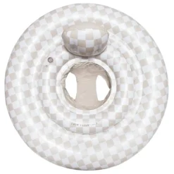 Bouée gonflable avec siège pour bébé à damier 0-12 mois