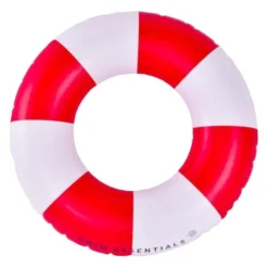 Bouée gonflable rayée rouge blanc 55 cm
