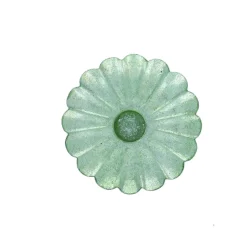 Bougeoir irisé vert