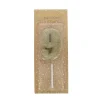 Bougie anniversaire paillettes chiffre 9