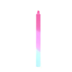 Bougie chandelier bicolore rose et bleue
