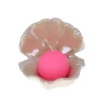 Bougie coquillage rose