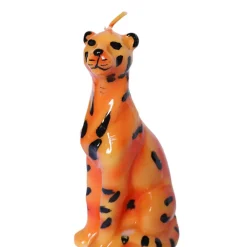 Bougie déco léopard