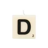 Bougie lettre D