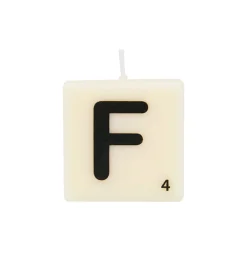 Bougie lettre F