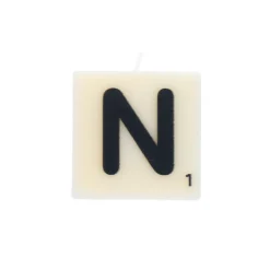 Bougie lettre N