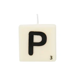 Bougie lettre P
