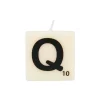 Bougie lettre Q