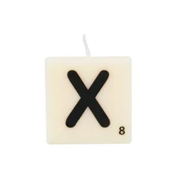 Bougie lettre X