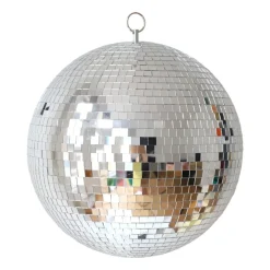 Boule à facettes disco argentée 30 cm