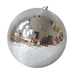 Boule à facettes disco argentée 30 cm