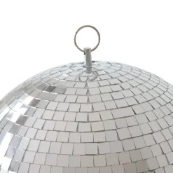 Boule à facettes disco argentée 30 cm