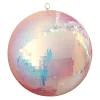 Boule à facettes disco iridescente 40 cm