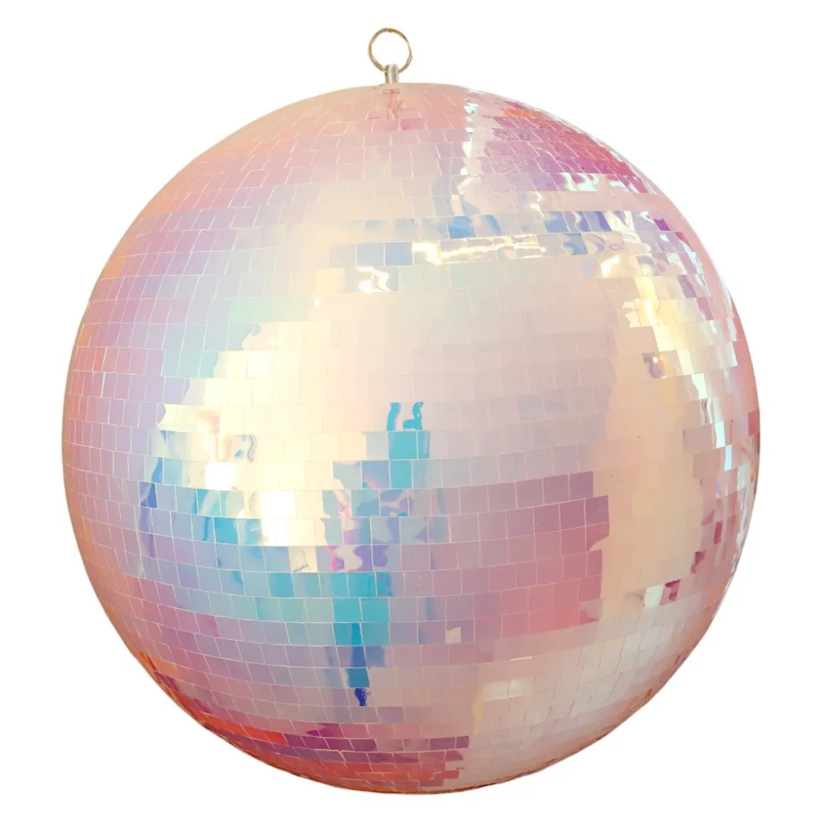 Boule à facettes disco iridescente 40 cm