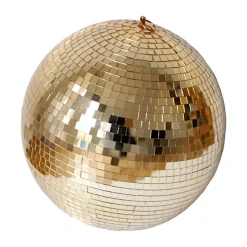 Boule à facettes disco mordorée 30 cm