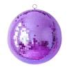Boule à facettes disco violette 30 cm