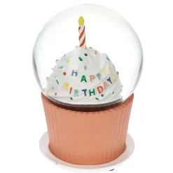 Boule à neige anniversaire