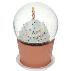 Boule à neige anniversaire