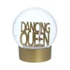 Boule à neige Dancing Queen dorée