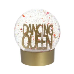 Boule à neige Dancing Queen dorée