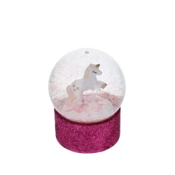 Boule à neige licorne