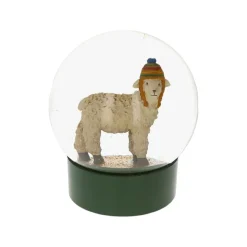 Boule à neige verte - Doux comme un agneau