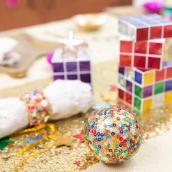Boule de Noël à sequins
