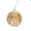 Boule de Noël nude et dorée