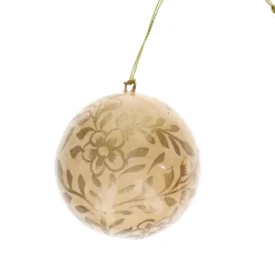 Boule de Noël nude et dorée