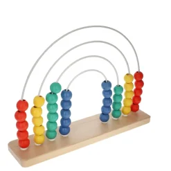 Boulier arc en ciel 4 couleurs en bois