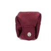 Bourse cuir rouge framboise