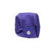 Bourse cuir violet foncé
