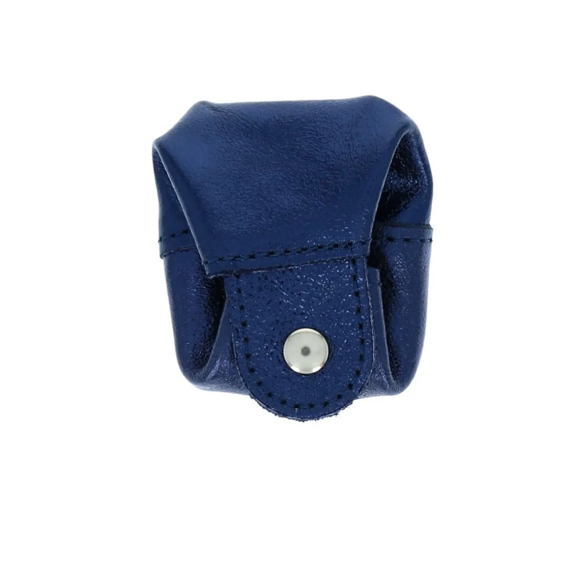 Bourse en cuir bleue foncée