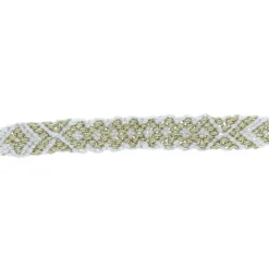 Bracelet brésilien écru et doré