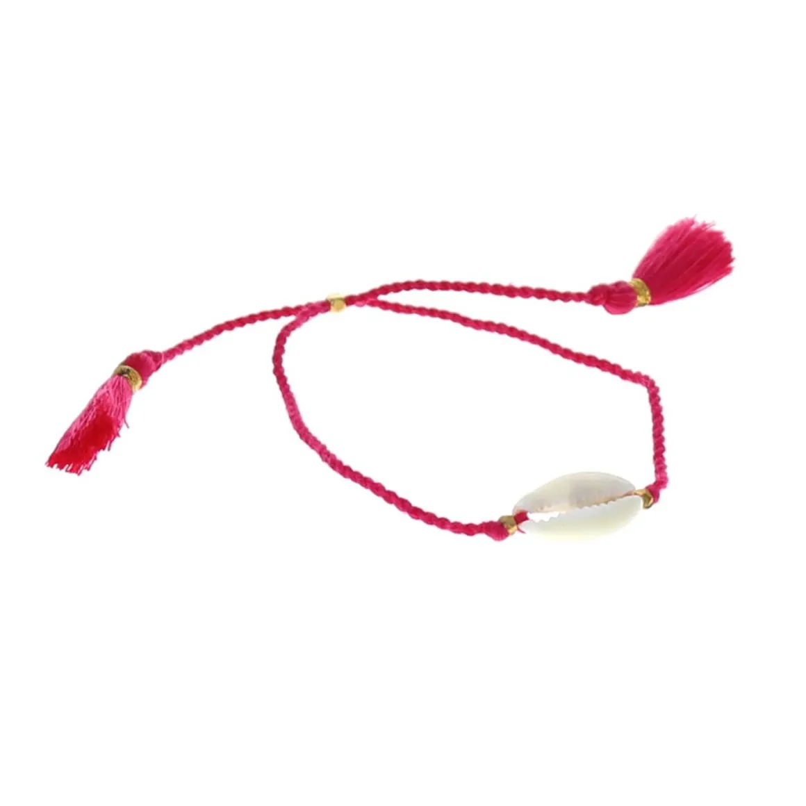 Bracelet coquillage rose