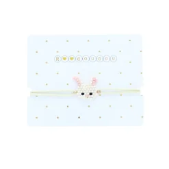 Bracelet enfant à perles lapin
