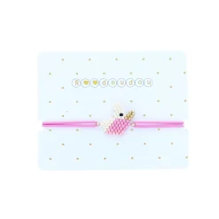 Bracelet enfant à perles licorne