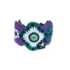 Bracelet fleurs violettes