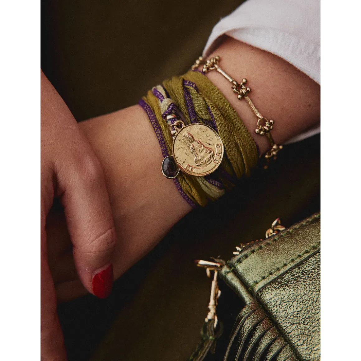 Bracelet indien fin Indira - Mariage Indien