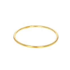 Bracelet jonc en aluminium doré