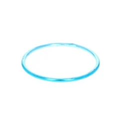 Bracelet jonc en aluminium turquoise