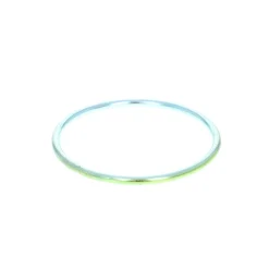 Bracelet jonc en aluminium vert pâle