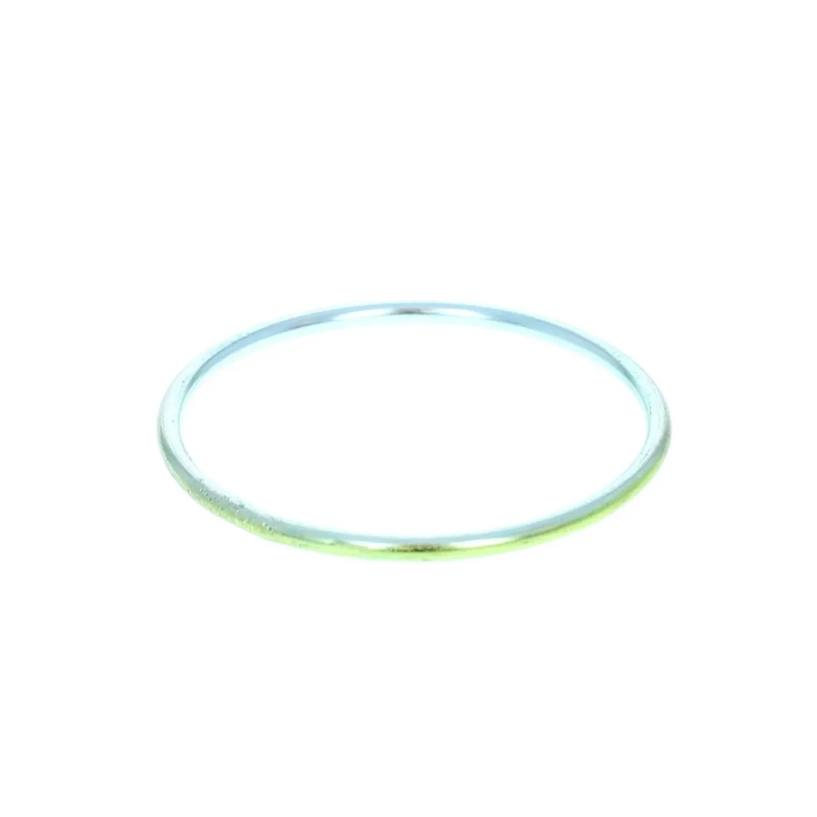 Bracelet jonc en aluminium vert pâle