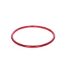 Bracelet jonc en aluminium rouge