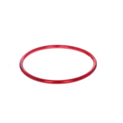 Bracelet jonc en aluminium rouge