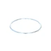 Bracelet jonc en aluminium argent