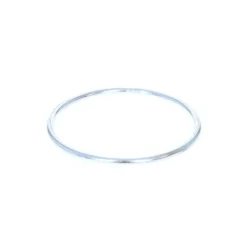 Bracelet jonc en aluminium argent